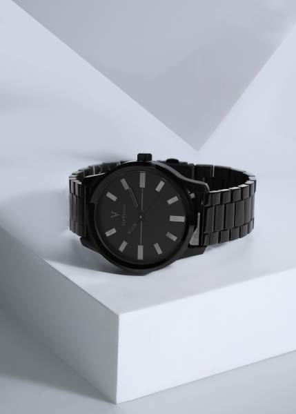 Van Heusen: Monochrome Analog Watch - For Men, Vilasin Vibes